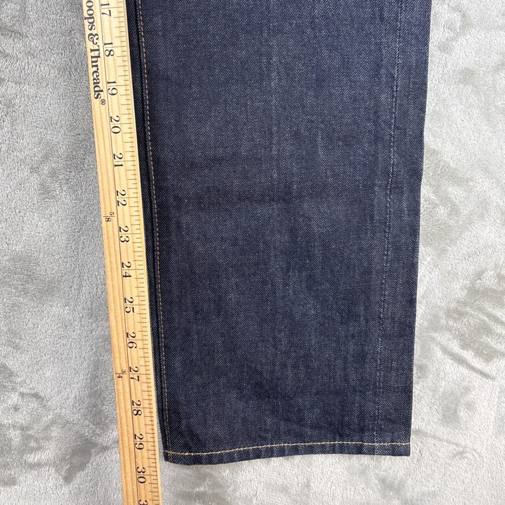Gap Jeans Mens 33x32 1969 Original Dark Wash Ringspun Denim - Picture 6 of 9